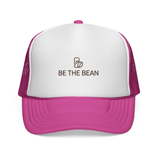 Be The Bean Trucker Cap | Embroidered Phrase Mesh Hat