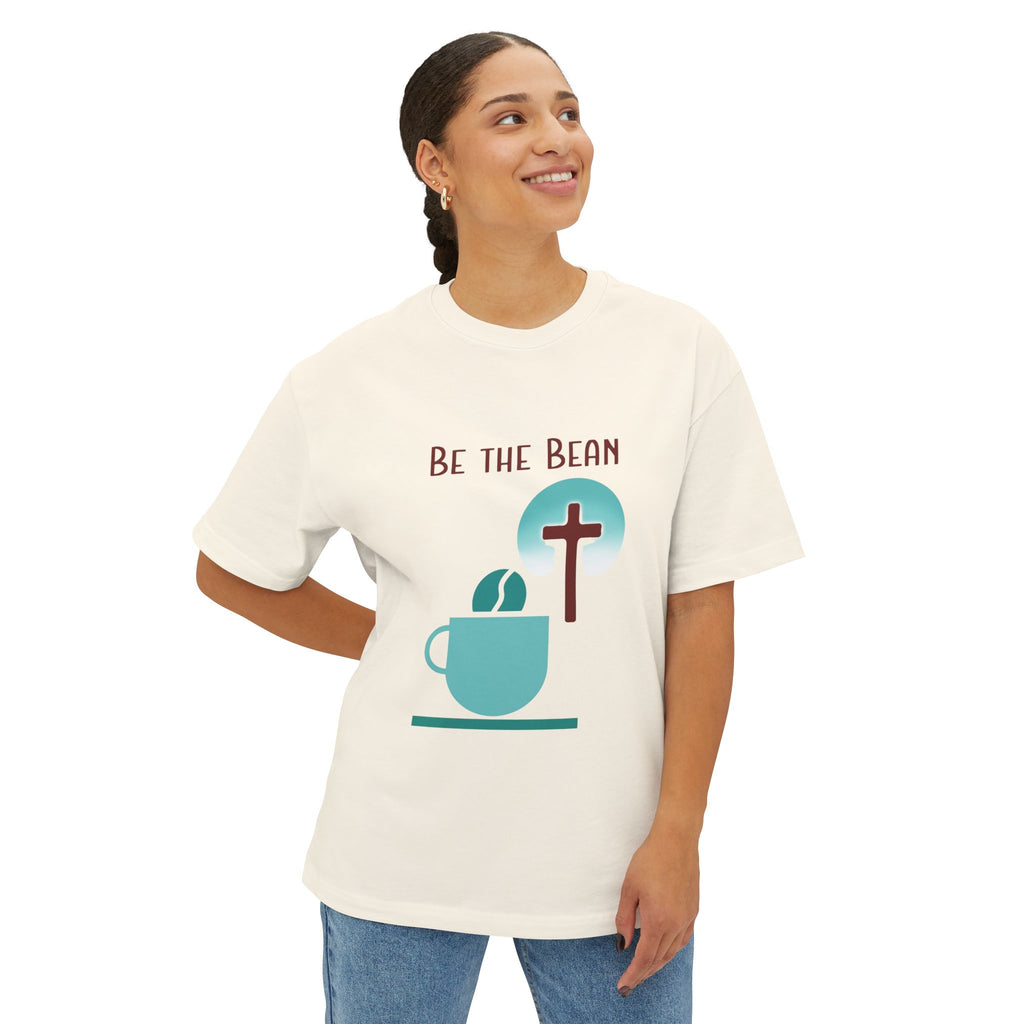 Be the Bean Coffee Cross T-Shirt | Christian Faith Tee