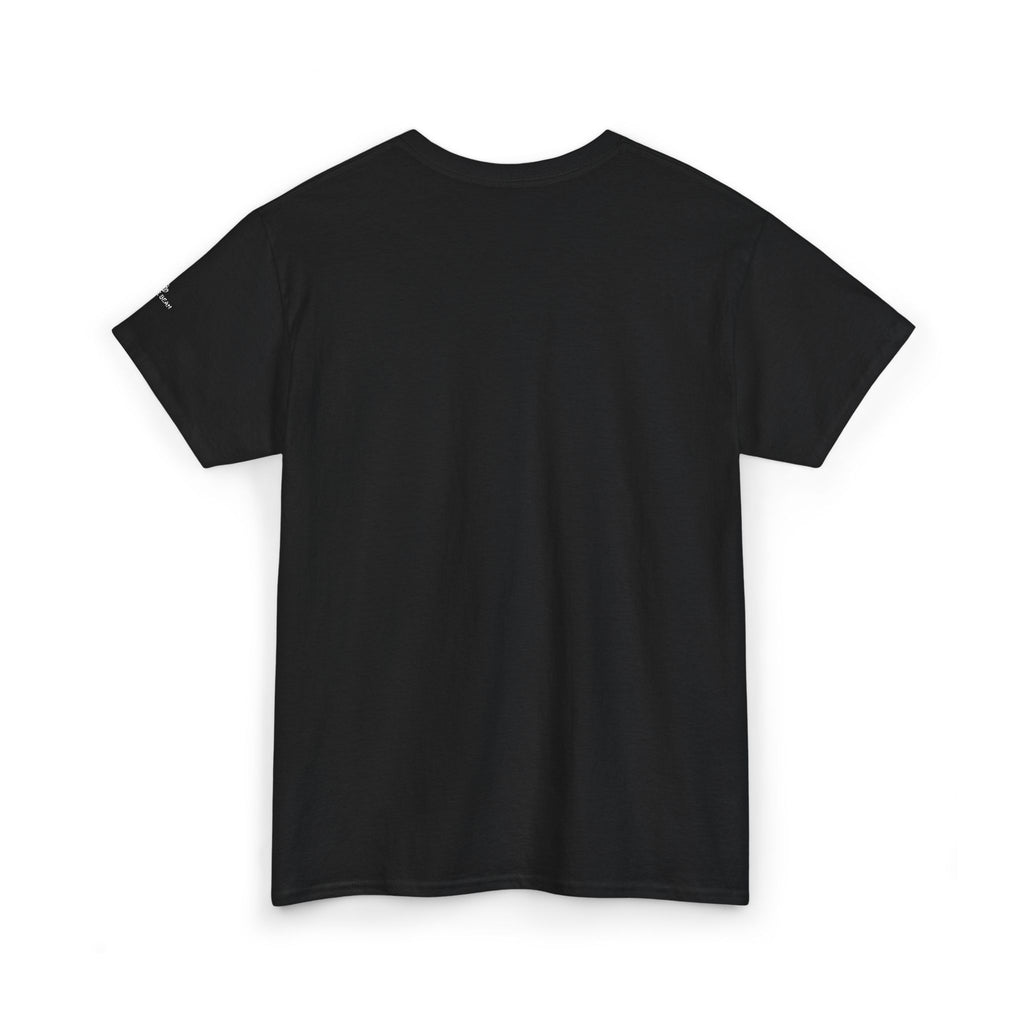Black Graphic T-Shirt — Minimalist Solid Crewneck Tee