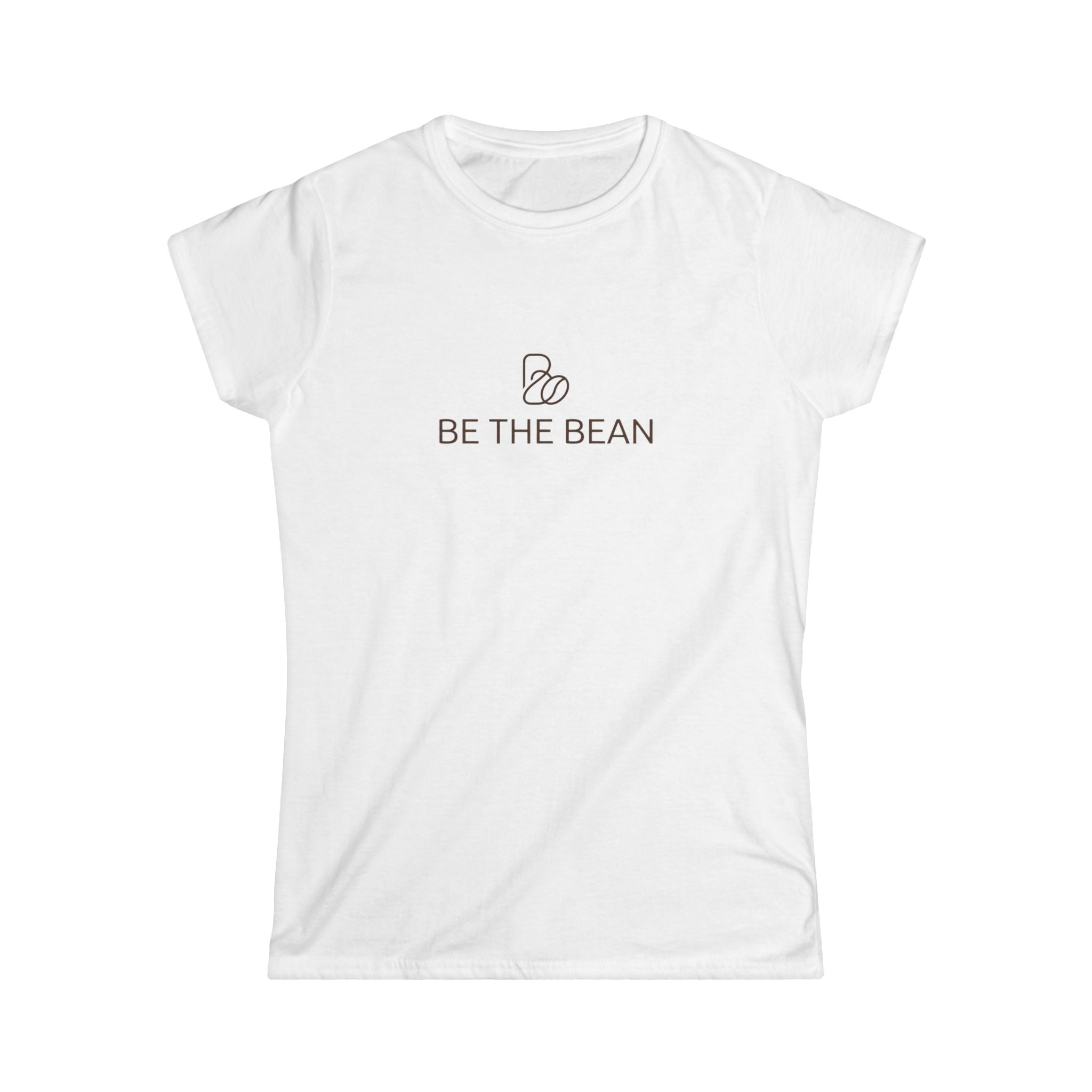 Be The Bean Women's Tee — Minimal Coffee Graphic T-Shirt