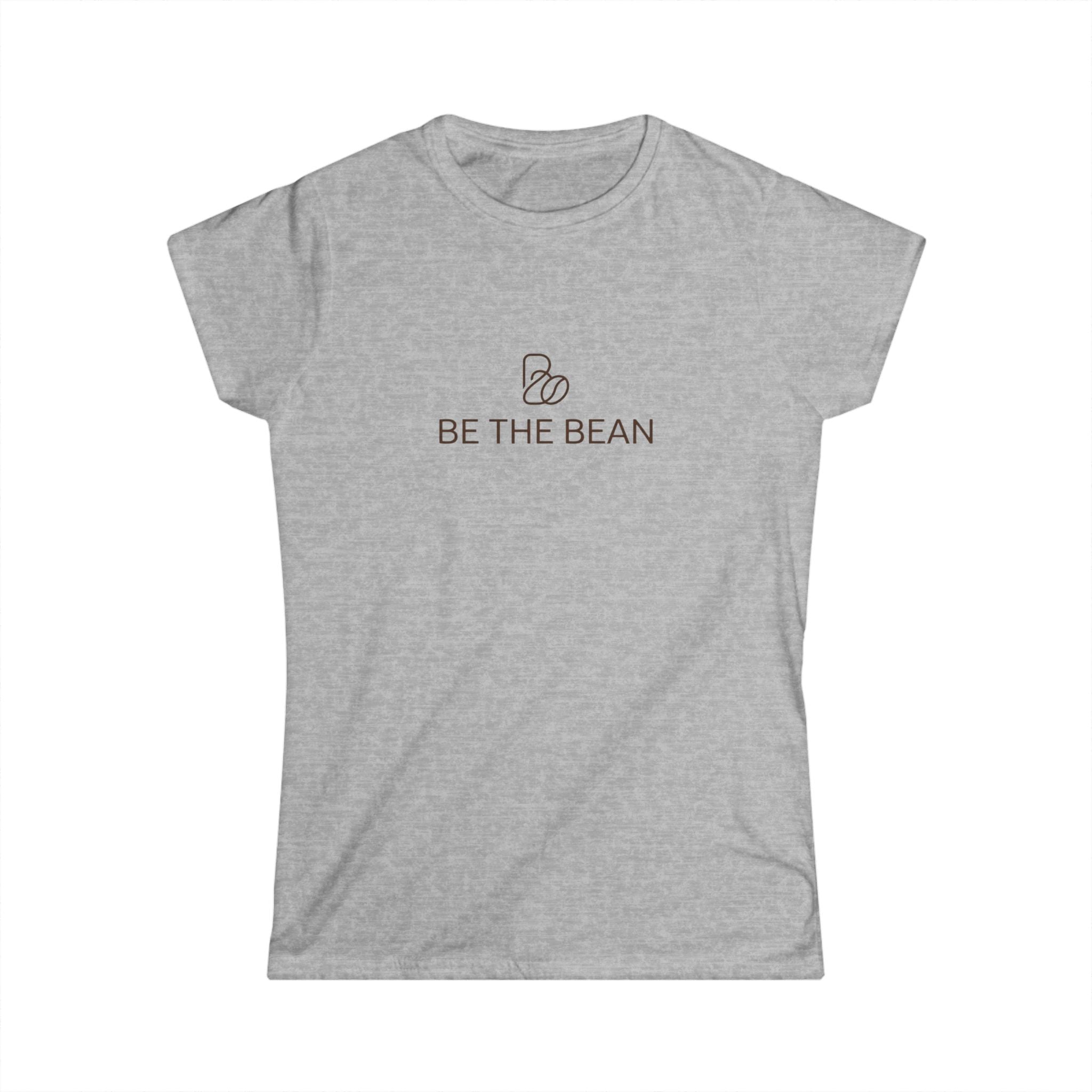 Be The Bean Women's Tee — Minimal Coffee Graphic T-Shirt