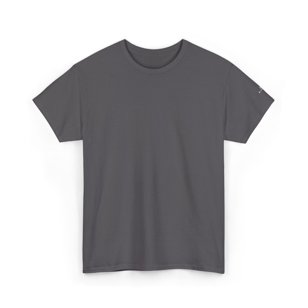 Black Graphic T-Shirt — Minimalist Solid Crewneck Tee